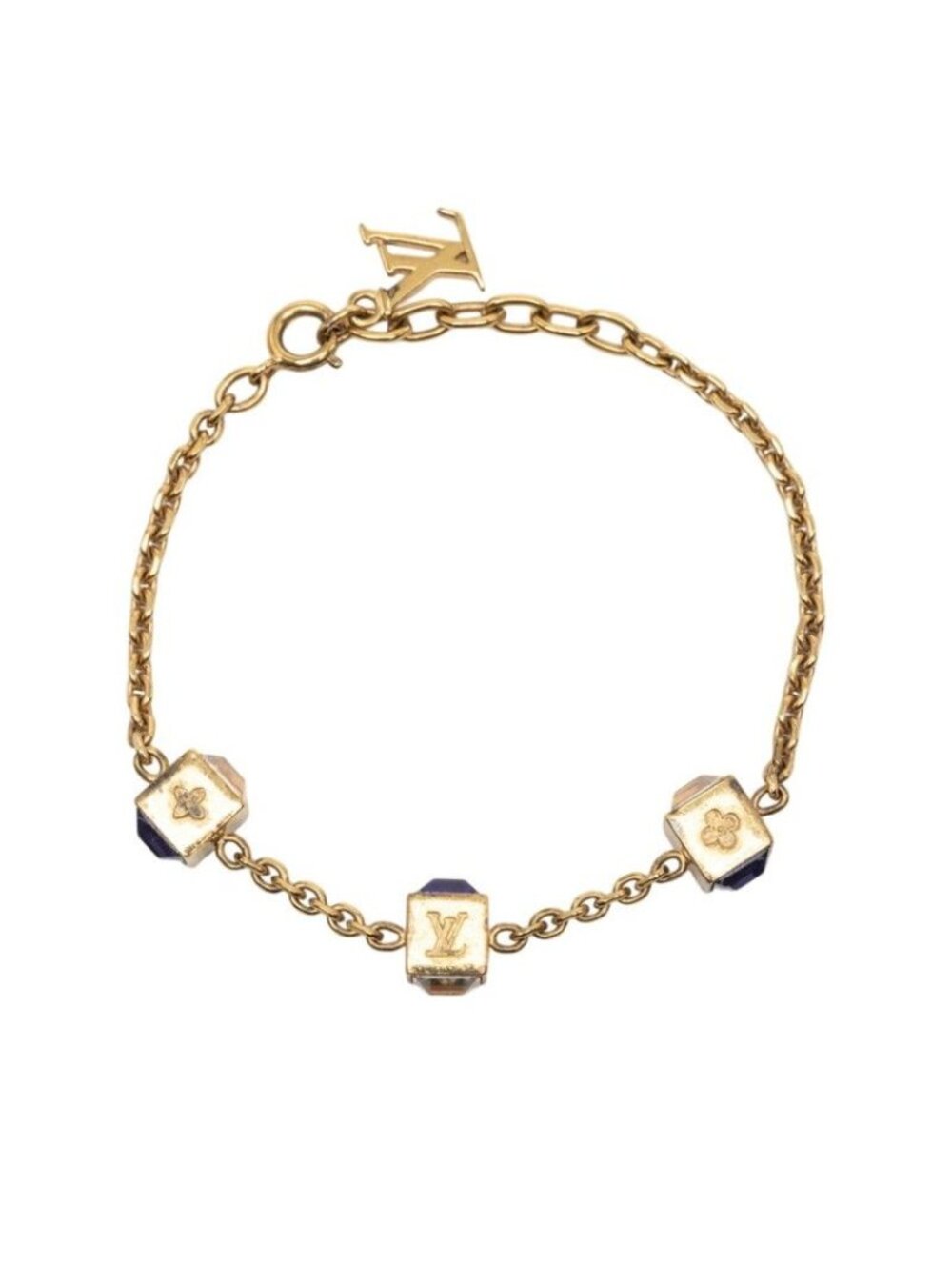 Louis Vuitton Bracelet Gambling Gold Plated